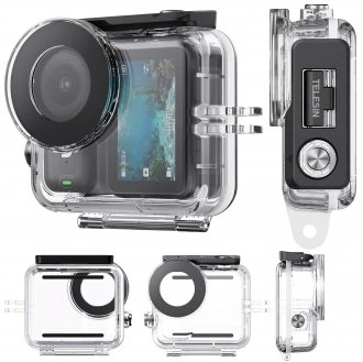„Telesin“ vandeniui atsparus korpusas „Telesin S4-WTP-13-TDJ“ skirtas „DJI Osmo Nano“ kameroms