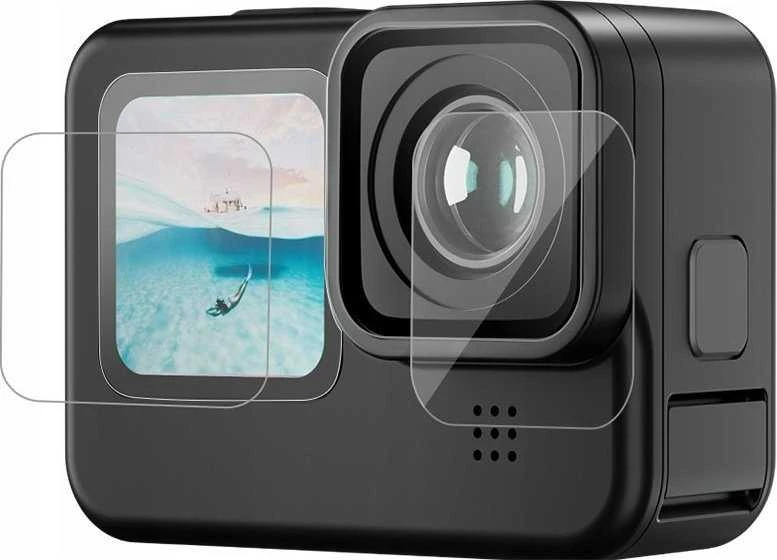 „Telesin 3-in-1“ grūdintas stiklas GoPro Hero 13 Juodas (S6-FLM-07-TGP)