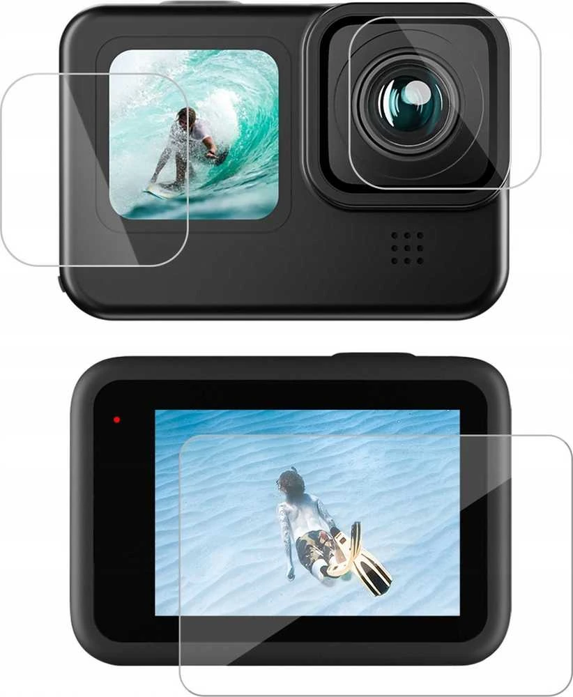 „Telesin 3-in-1“ grūdintas stiklas GoPro Hero 13 Juodas (S6-FLM-07-TGP)