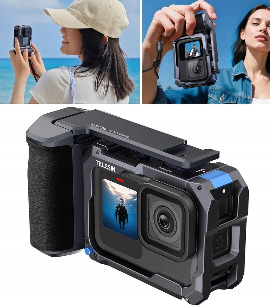 StreetGrip Telesin GoPro Hero 9-13 rinkinys su korpusu