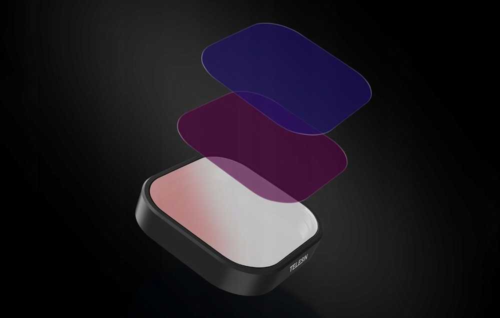 Set of 3 Telesin ND 8/16/32 filters for GoPro GoPro Hero 13 Juodas (S5-FLT-12-TGP)