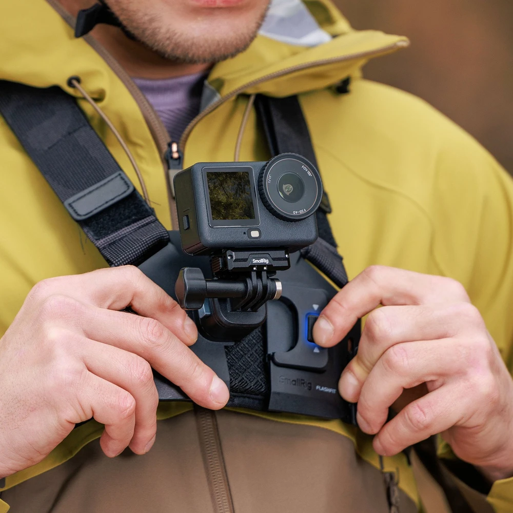 Telesin SmallRig Quick Release Chest Strap Mount for Action Cameras (5720)