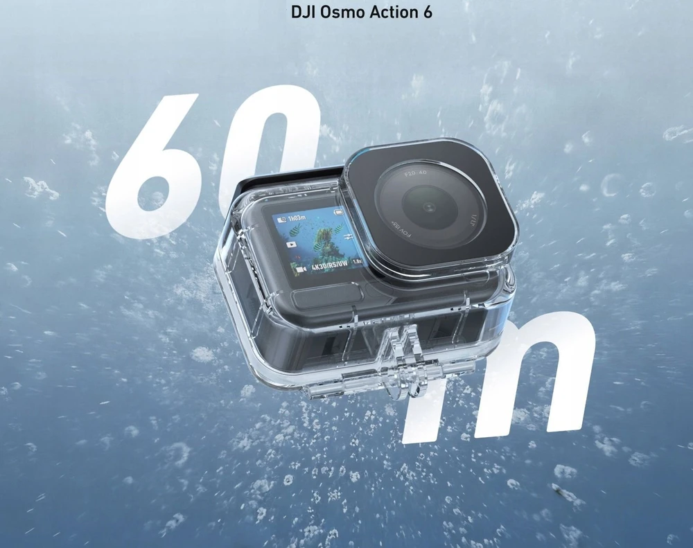 „Telesin“ vandeniui atsparus apsauginis dėklas, skirtas „DJI Osmo Action 6“
