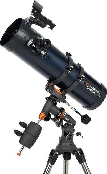 Teleskopas Celestron Astromaster 130EQ Reflector 33x Juodas, Mėlyna, Pilkas