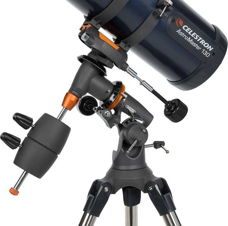 Teleskopas Celestron Astromaster 130EQ Reflector 33x Juodas, Mėlyna, Pilkas