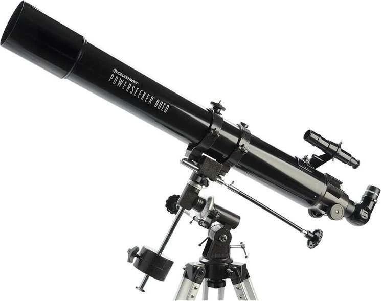 Teleskopas - Celestron PowerSeeker 80EQ 225x Juodas