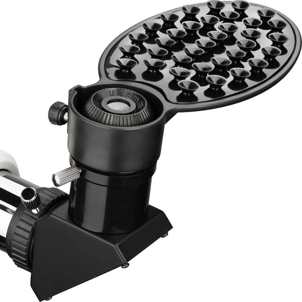 Teleskopas Bresser Classic 70/350 AZ 18 - 140x su išmaniojo telefono adapteriu