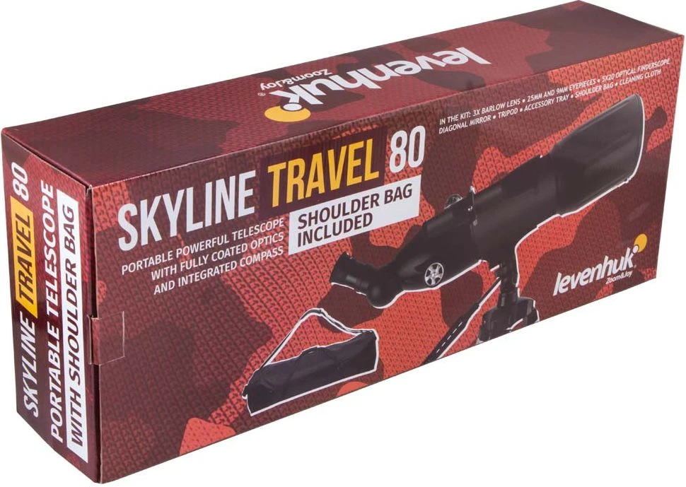 Teleskopas Levenhuk Teleskopas Levenhuk Skyline Travel 80