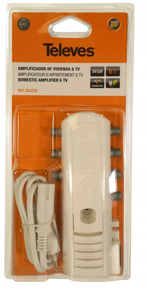 Televes mažas namų stiprintuvas LTE700-Ready, 1 in - 6 out