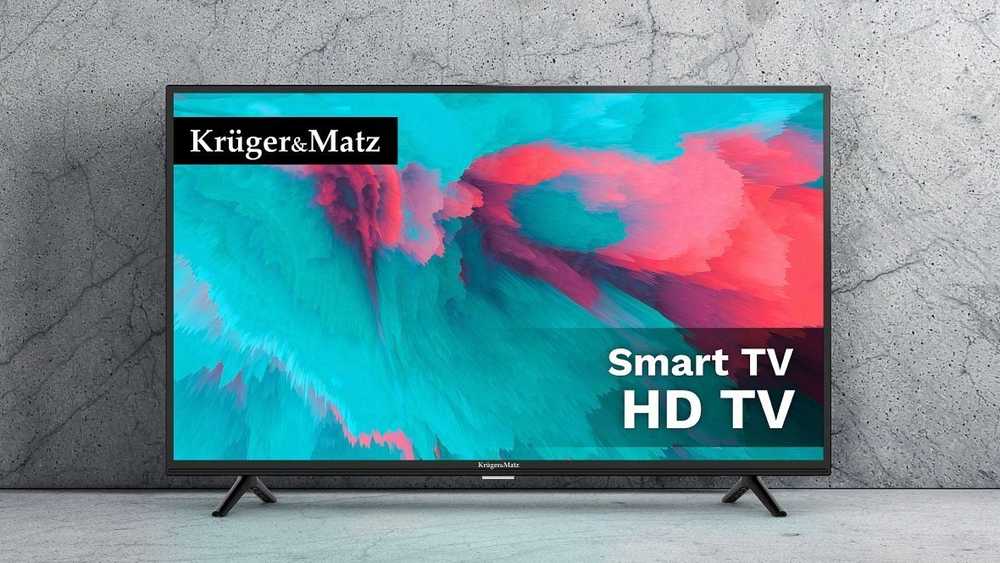 Kruger & Matz 32" HD išmanusis televizorius DVB-T2/S2 H.265 HEVC