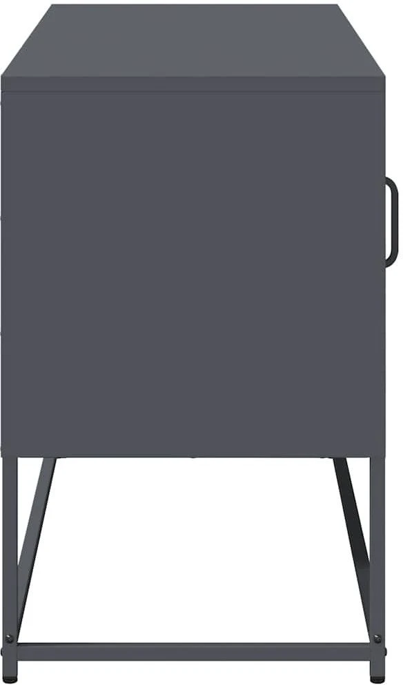 TV staliukas Televizoriaus spintelė, antracito, 100,5x39x60,5cm, plienas