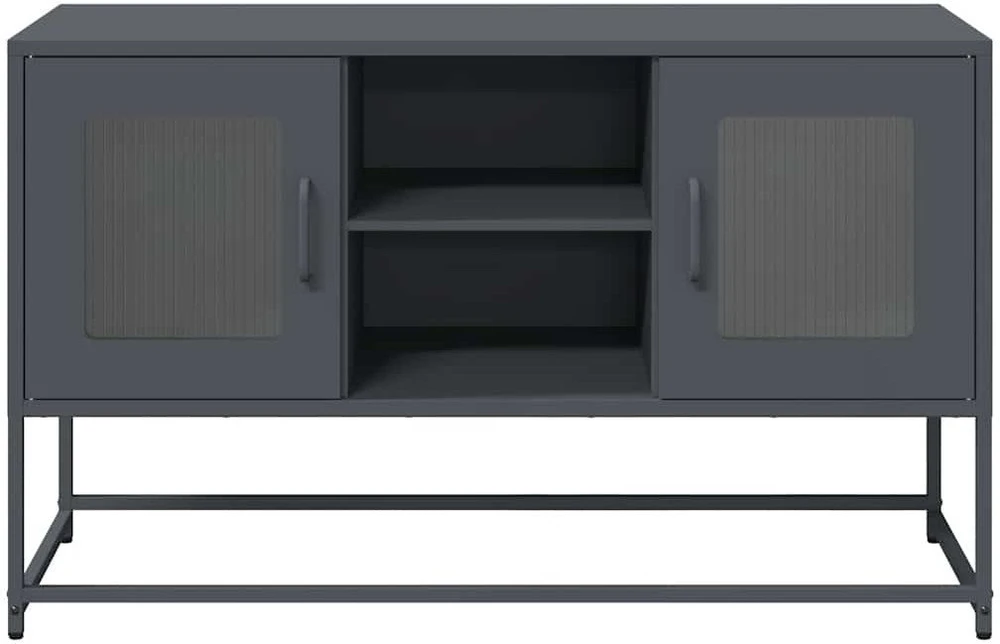 TV staliukas Televizoriaus spintelė, antracito, 100,5x39x60,5cm, plienas