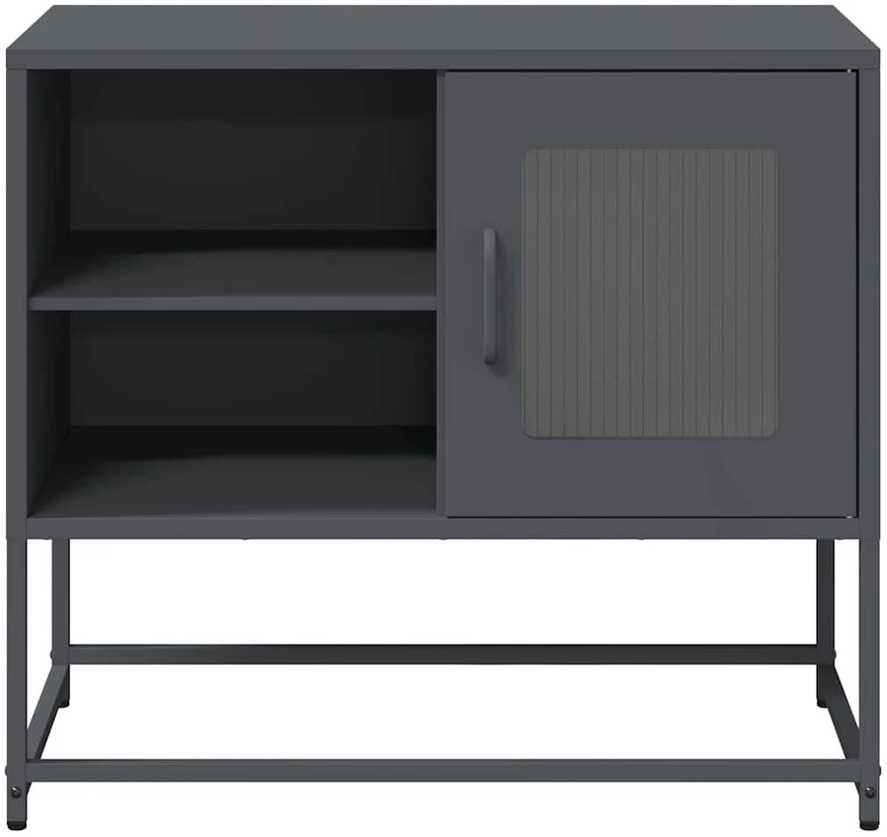 TV staliukas Televizoriaus spintelė, antracito, 68x39x60,5cm, plienas