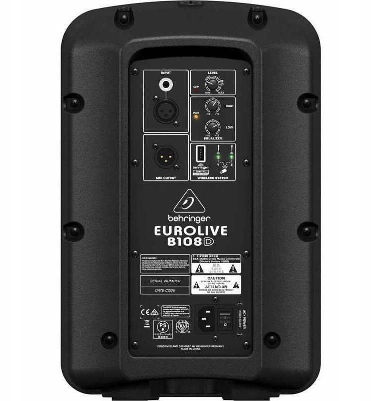 Kompiuterio kolonėlės Behringer B108D – aktyvus garsiakalbis