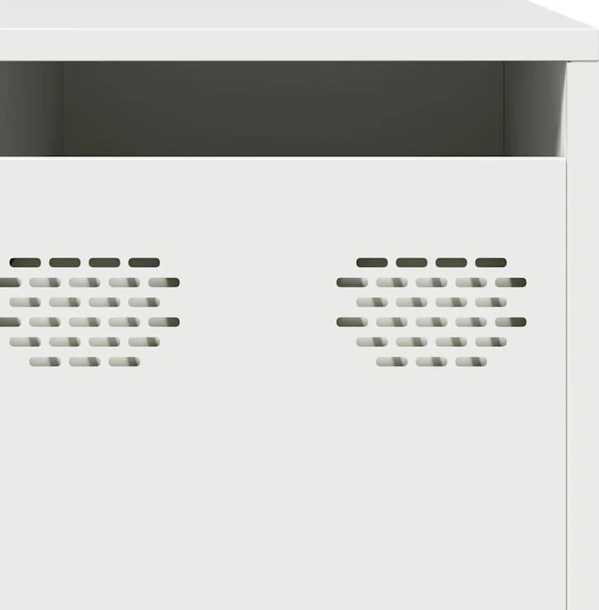 TV staliukas Televizoriaus spintelė, balta, 202x39x43,5cm, plienas