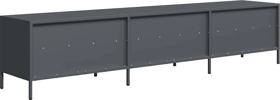 TV staliukas Televizoriaus spintelė, antracito, 202x39x43,5cm, plienas