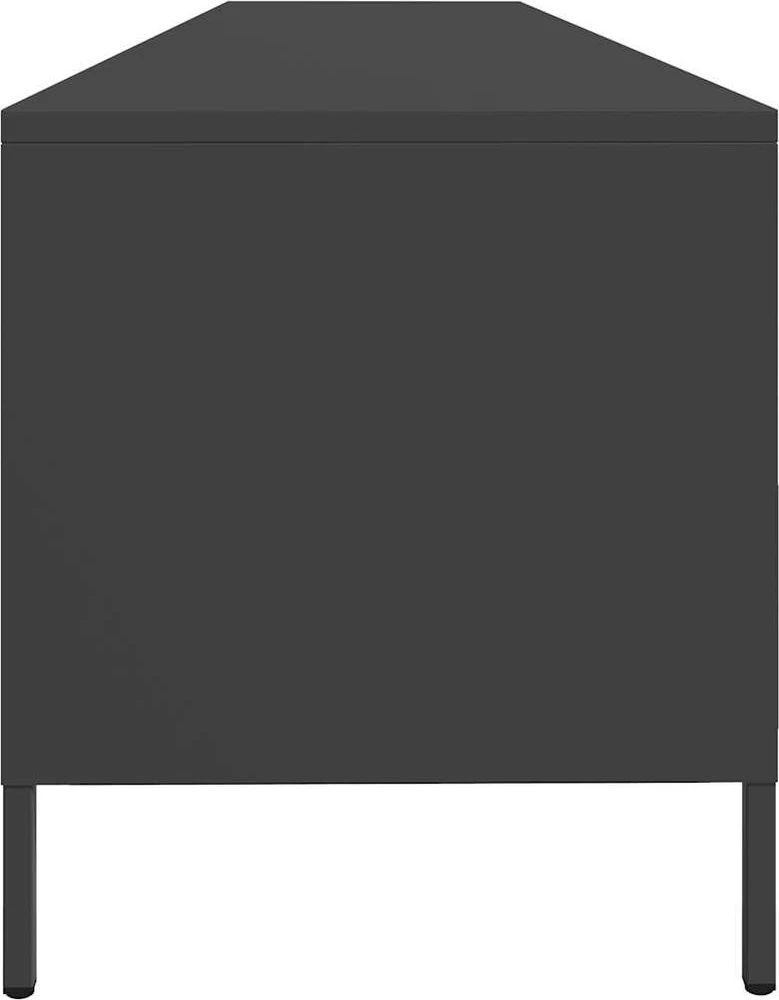 TV staliukas Televizoriaus spintelė, juodas, 202x39x43,5 cm, plienas