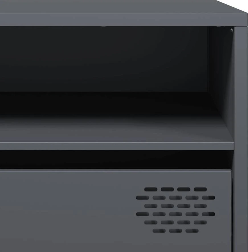 TV staliukas Televizoriaus spintelė, antracito, 202x39x43,5cm, plienas