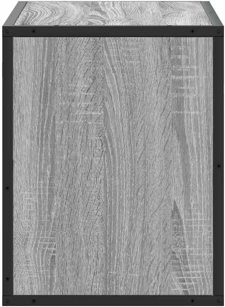 TV staliukas Televizoriaus spintelė, pilka, 60x31x39,5cm, mediena ir metalas