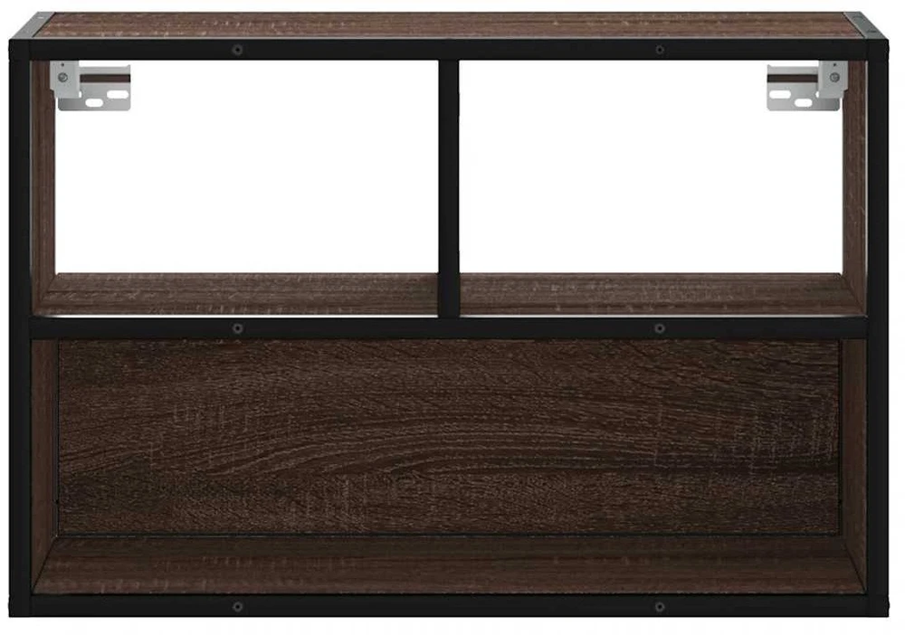 TV staliukas Televizoriaus spintelė, ruda, 60x31x39,5cm, mediena/metalas
