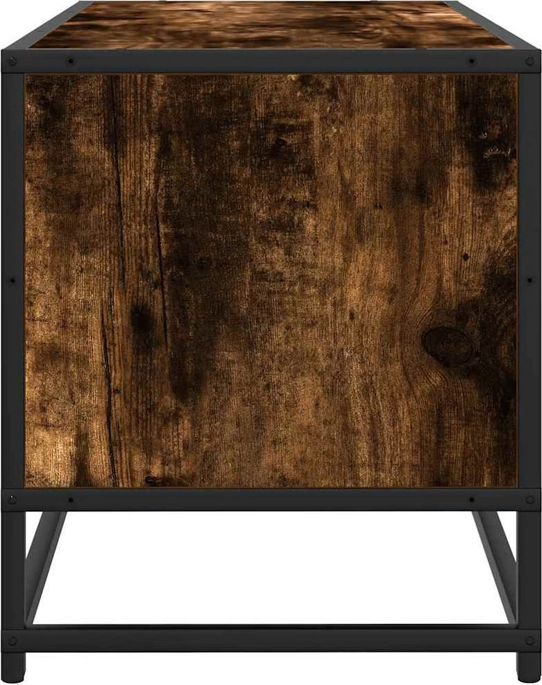TV staliukas Televizoriaus spintelė, dūminė, 100x34,5x40cm, mediena/metalas