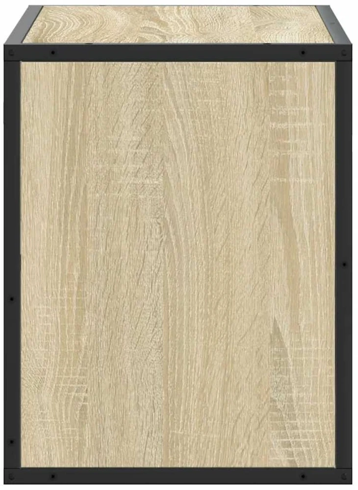 TV staliukas Televizoriaus spintelė, ąžuolo, 60x31x39,5cm, mediena/metalas