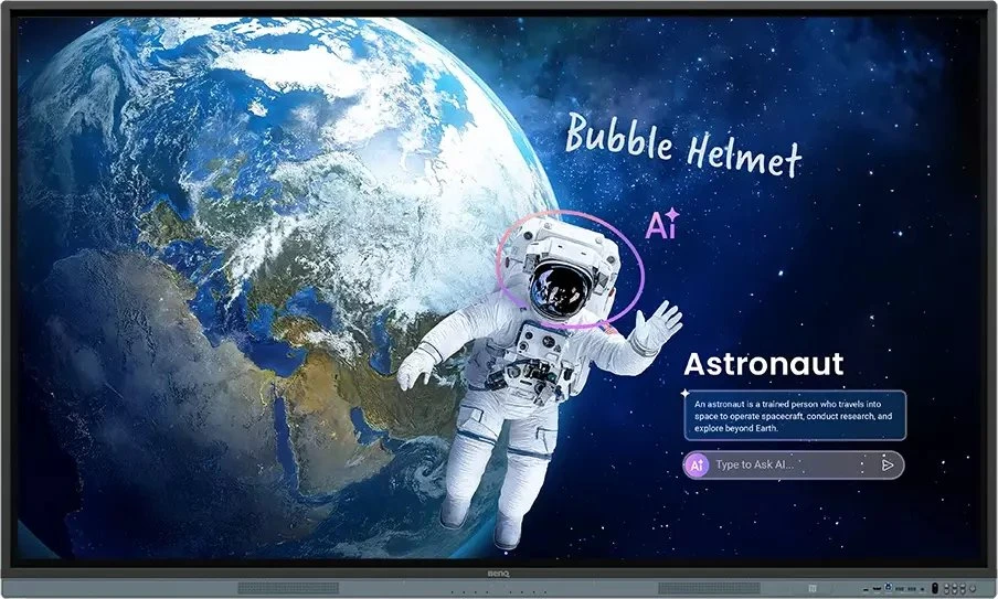 Televizorius BenQ RM7505 LED 75'' Ultra HD Android 15 (9H.FC5TC.DE1)
