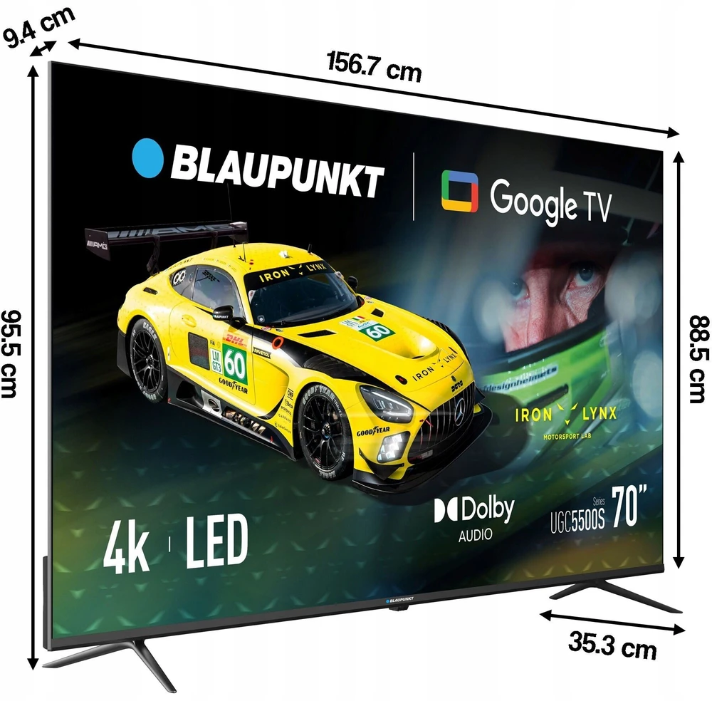 Televizorius Blaupunkt 70UGC5500S 70" LED 4K 60Hz GoogleTV