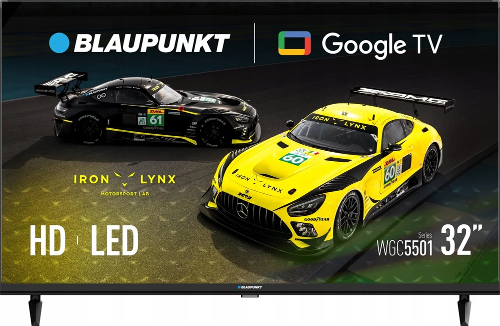Televizorius Blaupunkt | LED TV | 32WGC5501S | 32 | Smart TV | Google TV | Juodas