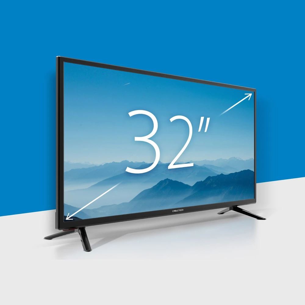 Televizorius „Cabletech“ 32 colių DVB-T2 H.265 HEVC televizorius