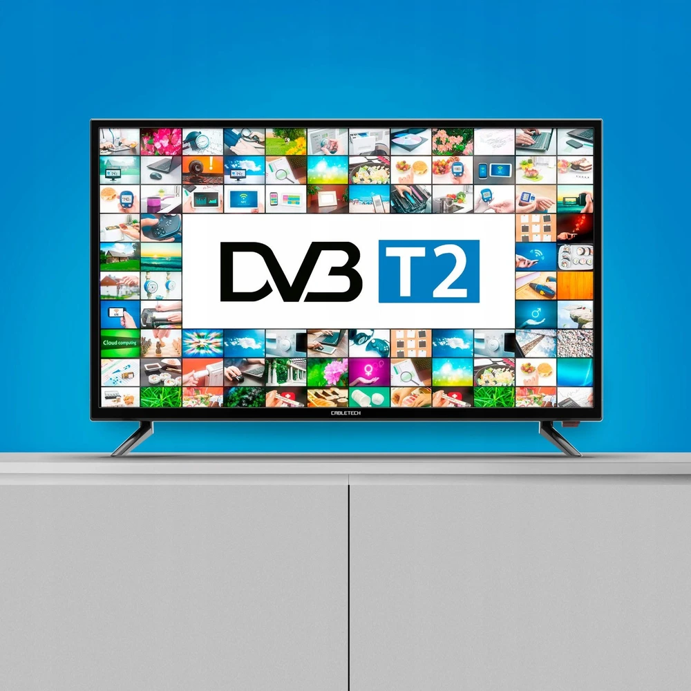 Televizorius „Cabletech“ 32 colių DVB-T2 H.265 HEVC televizorius