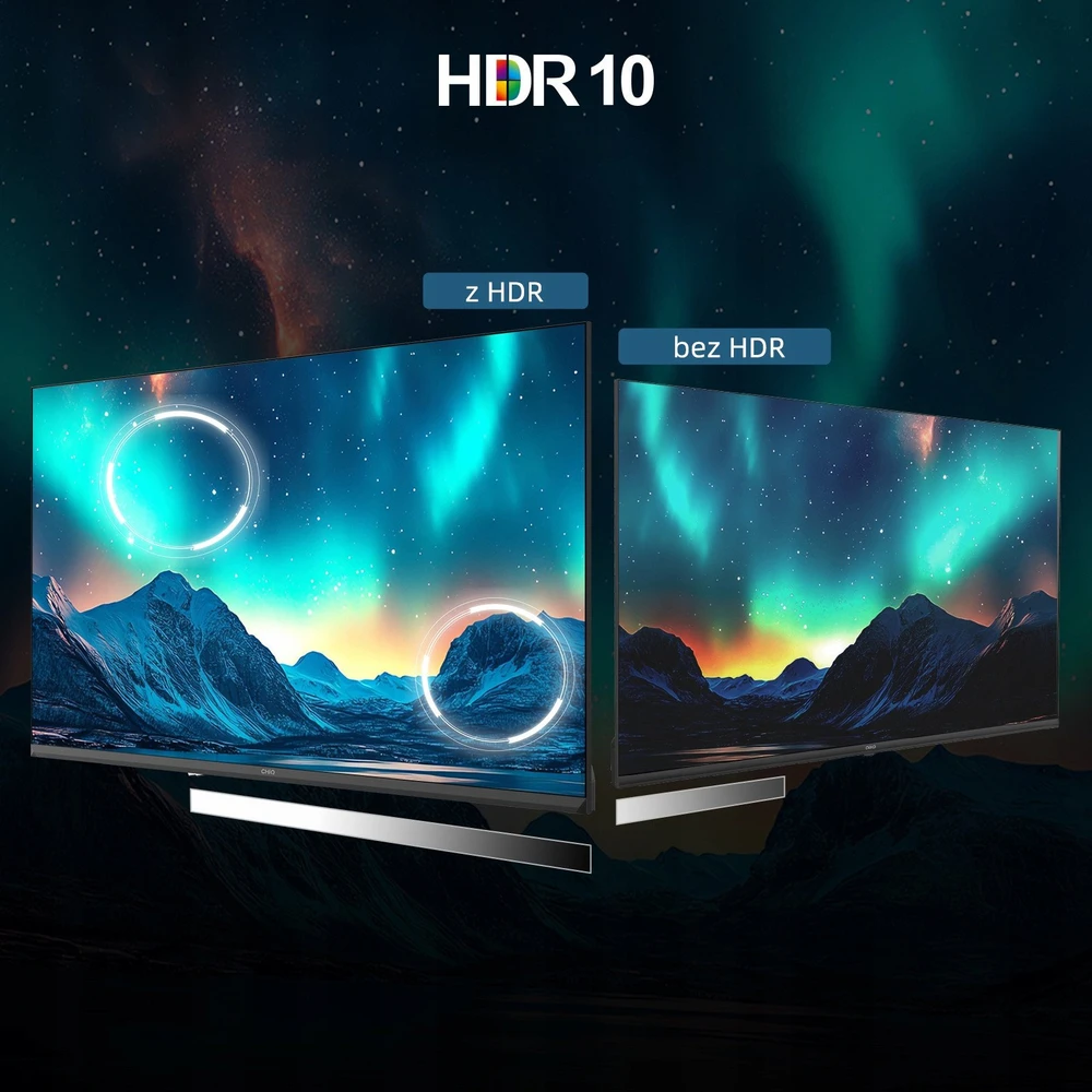 CHiQ L40FT televizorius, 40 colių įstrižainės, FHD, išmanusis, „Google TV“, dbx-TV, „Dolby Audio“, berėmis