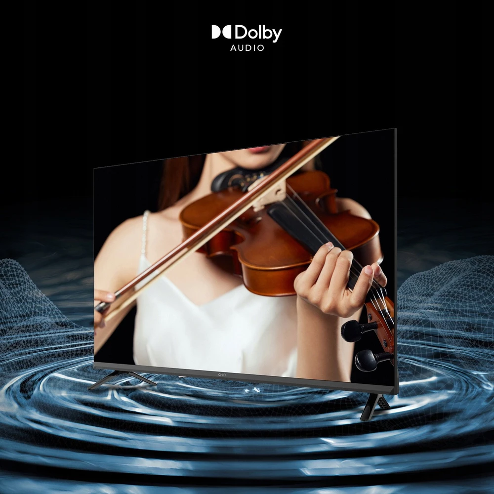 CHiQ L40FT televizorius, 40 colių įstrižainės, FHD, išmanusis, „Google TV“, dbx-TV, „Dolby Audio“, berėmis