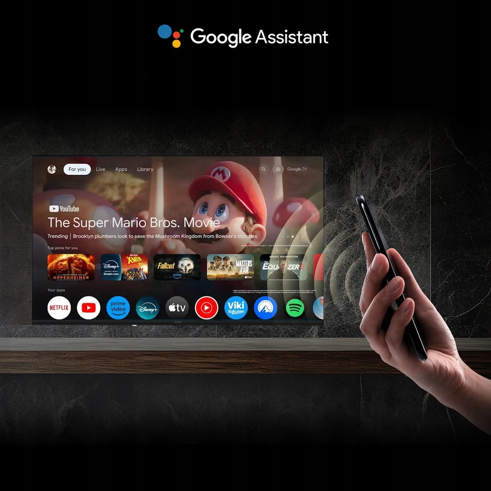 CHiQ L40FT televizorius, 40 colių įstrižainės, FHD, išmanusis, „Google TV“, dbx-TV, „Dolby Audio“, berėmis