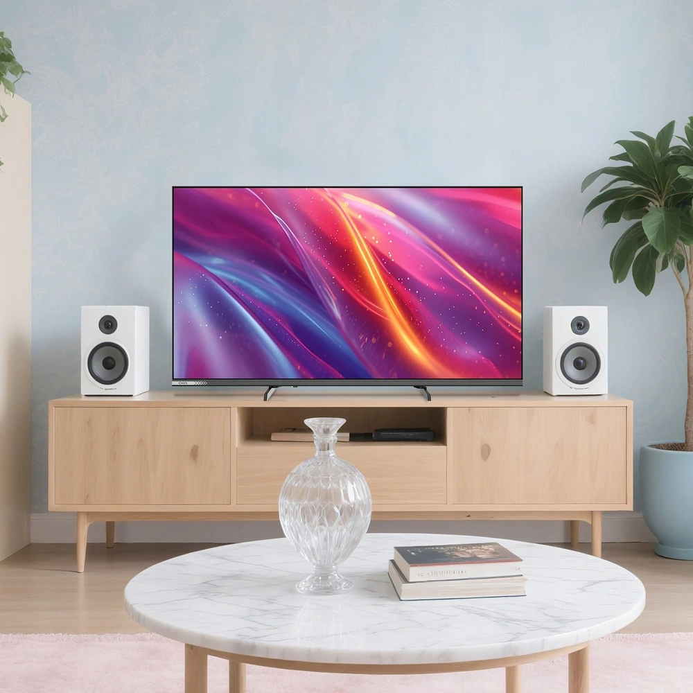 CHiQ L32QST televizorius, 32 colių, QLED, „Full HD“, „Google TV“, berėmis, „Dolby Audio“, „dbx-tv“, HDR 10