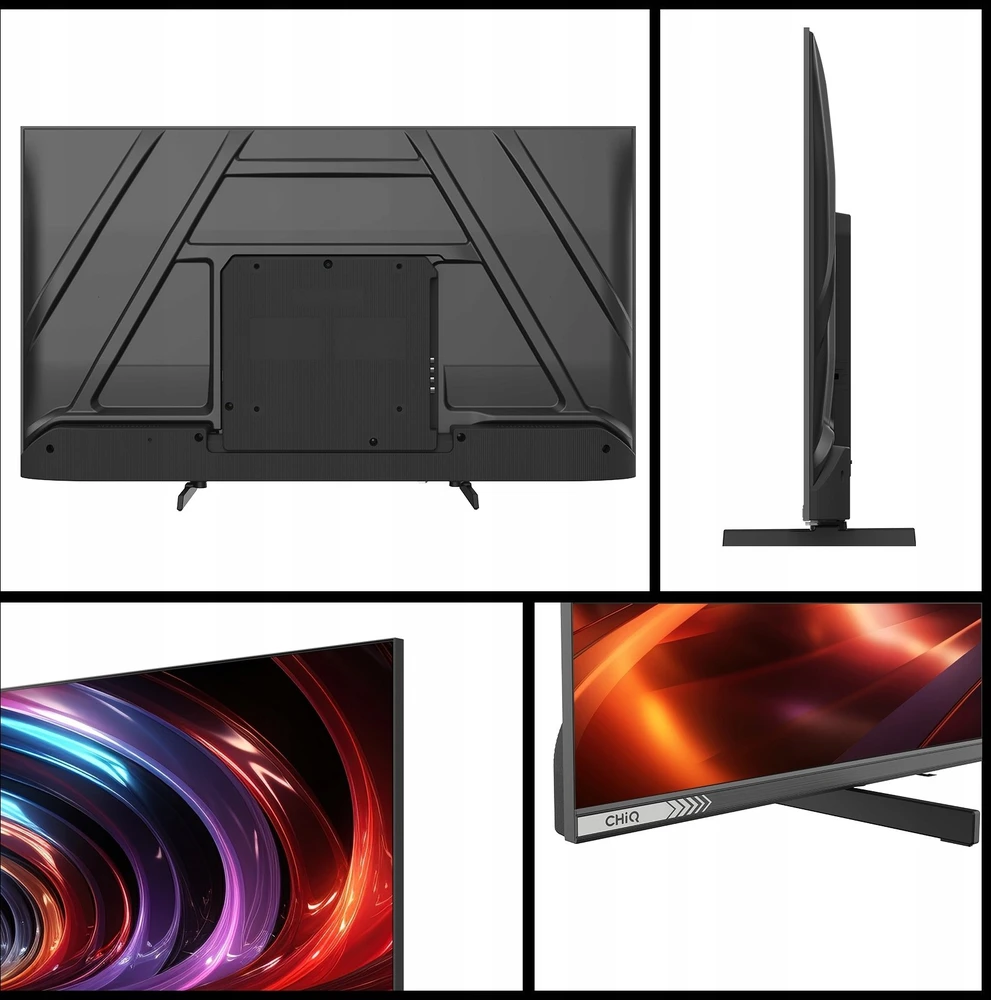 CHiQ L32QST televizorius, 32 colių, QLED, „Full HD“, „Google TV“, berėmis, „Dolby Audio“, „dbx-tv“, HDR 10