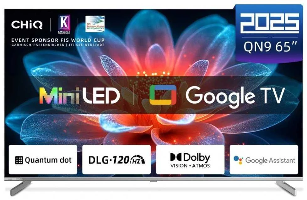 Televizorius CHiQ M65QN9V TV 65", UHD MiniLED Google TV DLG 120 Hz
