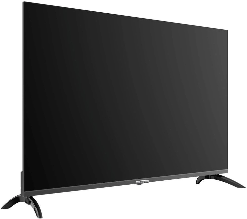CHiQ U43QST televizorius, 43 colių, UHD, QLED, itin plonas, „Google TV“, DLG 120 Hz, „Dolby Audio“, berėmės, metalinio paviršiaus