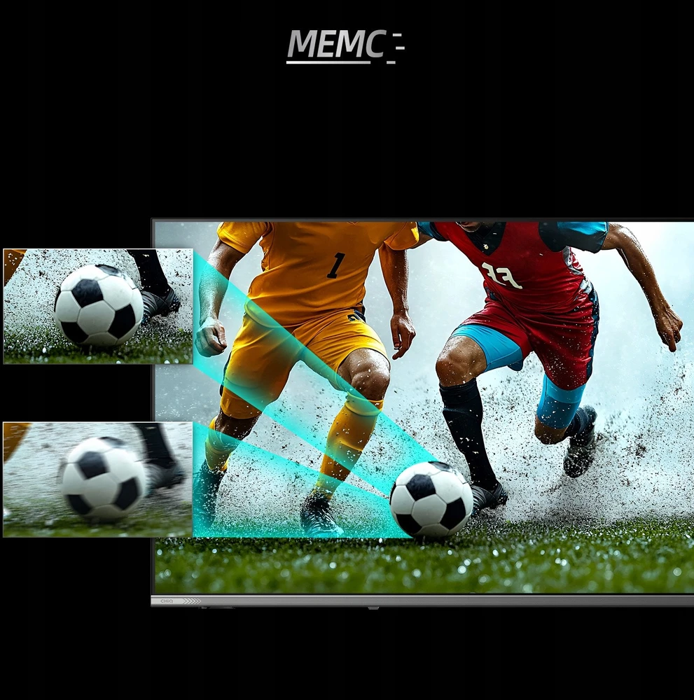 Televizorius CHiQ U55QST TV 55, UHD, QLED, Google TV, DLG 120 Hz, Dolby Audio, Frameless, metaliczna