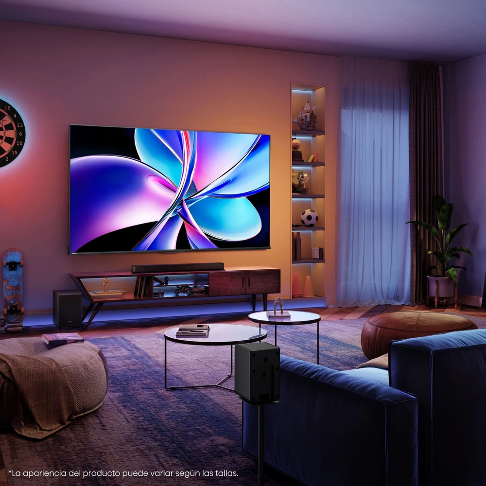 Televizorius Hisense 55E7Q PRO 55" QLED 4K VidaaOS 144Hz Dolby Atmos 2026