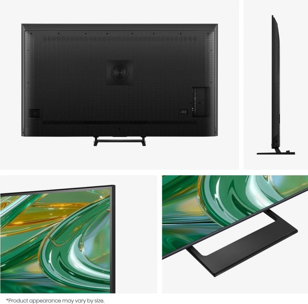 Televizorius Hisense ULED 65E8S MiniLED, QLED televizorius - 164 cm (65 colių), UltraHD/4K, trigubas signalas, žemųjų dažnių garsiakalbis, 144 Hz ekranas