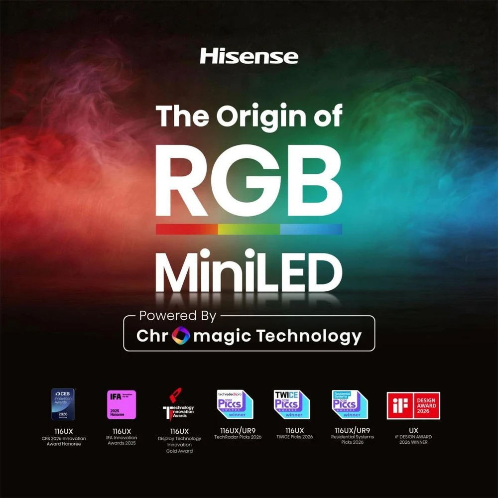 Televizorius Hisense 75UR9S 190,5 cm (75'') 4K Ultra HD išmanusis televizorius Wi-Fi pilkas 4000 cd/m (20019163)