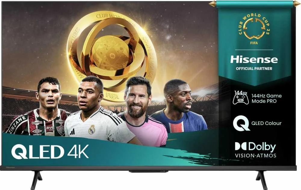 Televizorius HISENSE 50E7Q PRO 50" QLED 4K VidaaOS 144Hz Dolby Atmos