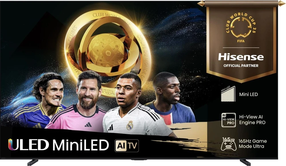 Televizorius HISENSE 100" 4K Ultra HD ULED 100U7Q plokščias išmanusis televizorius