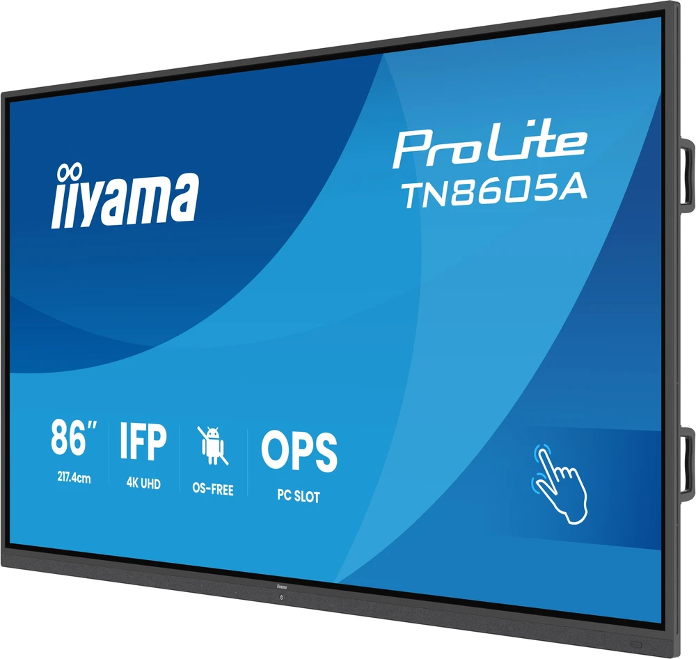Monitorius Iiyama TN8605A-B1AG 86IN UHD - IR 40P TOUCH AG WITH NO-OS