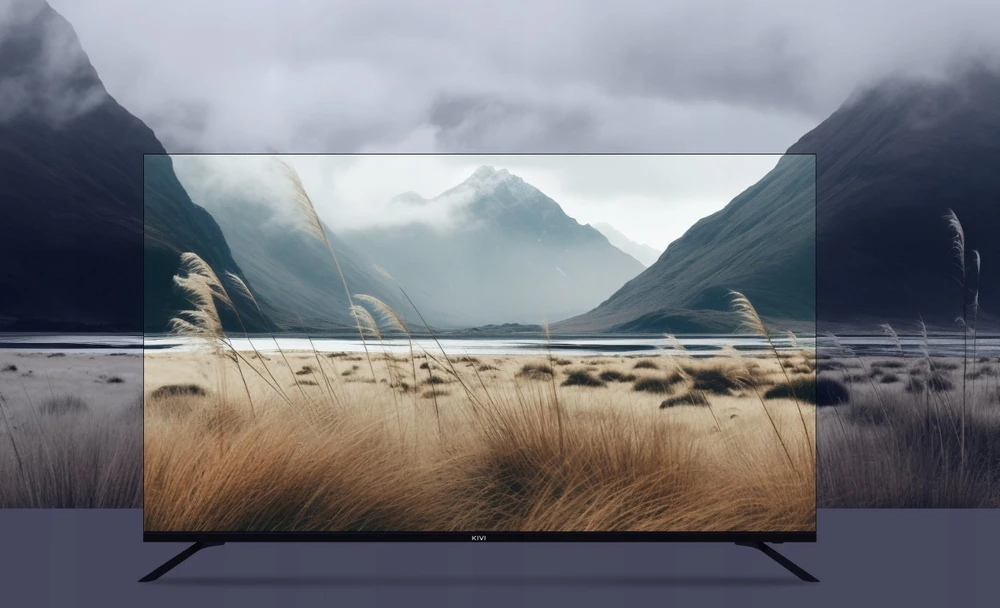 50" UHD Išmanusis televizorius televizorius KIVI 50U730QB, juodos spalvos