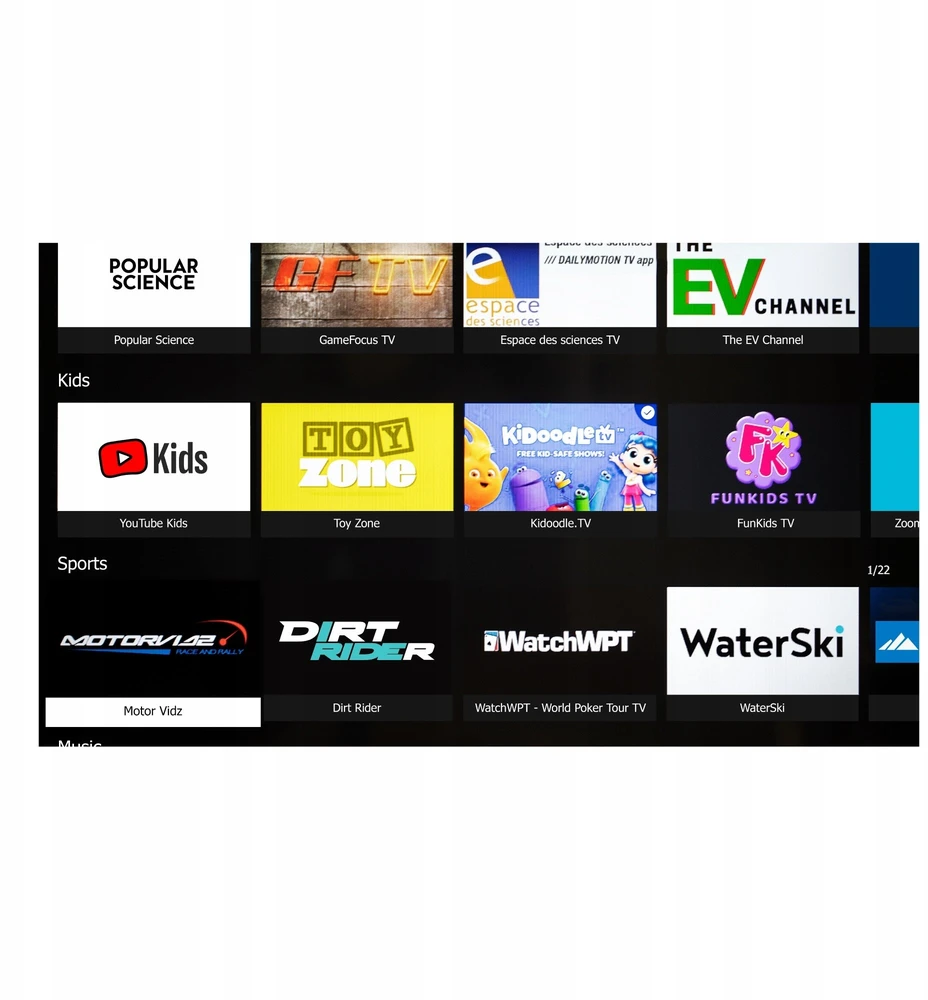 Kruger & Matz 50" UHD išmanusis DVB-T2/S2 H.265 Hevc televizorius VIDAA