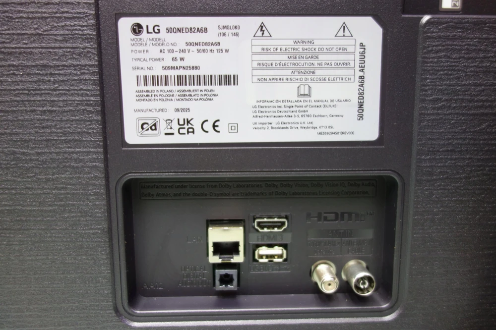 Televizorius LG 50QNED82A6B
