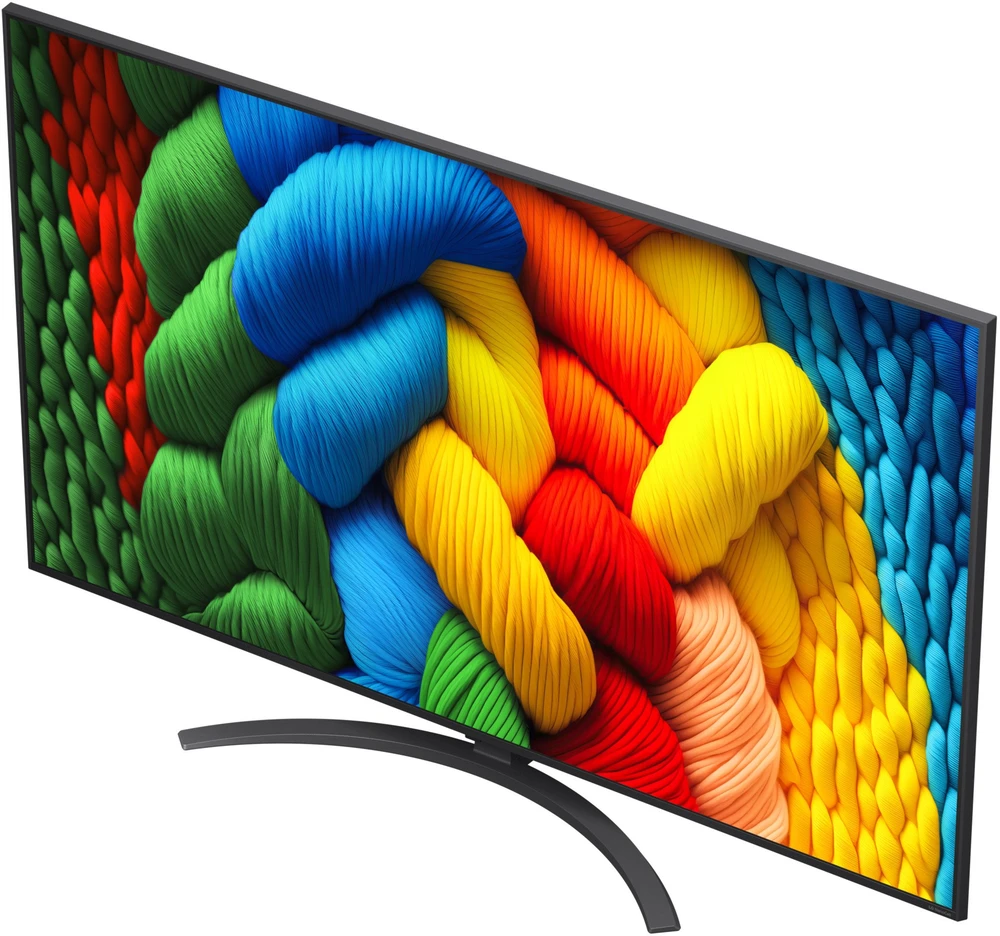 LG NanoCell AI 65NANO81A6A 165,1 cm (65") 4K Ultra HD išmanusis televizorius su „Wi-Fi“ Juodas
