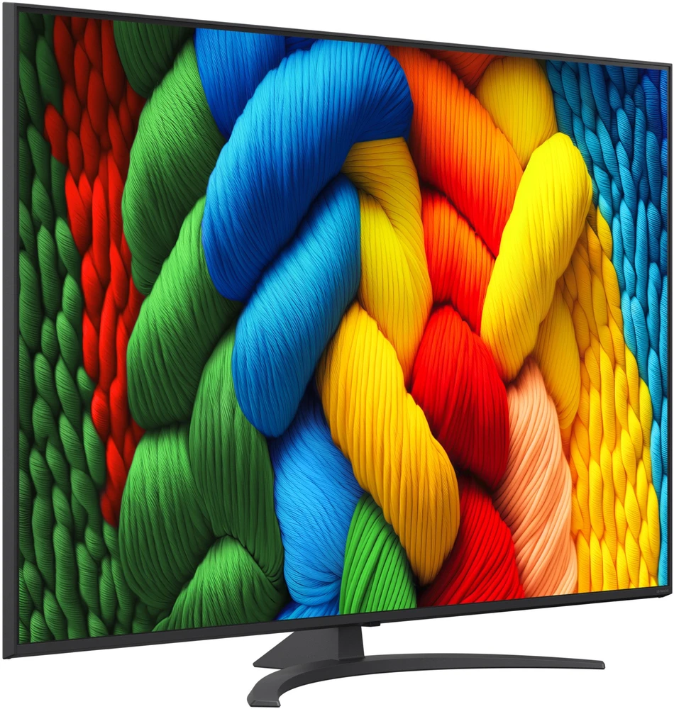 LG NanoCell AI 65NANO81A6A 165,1 cm (65") 4K Ultra HD išmanusis televizorius su „Wi-Fi“ Juodas